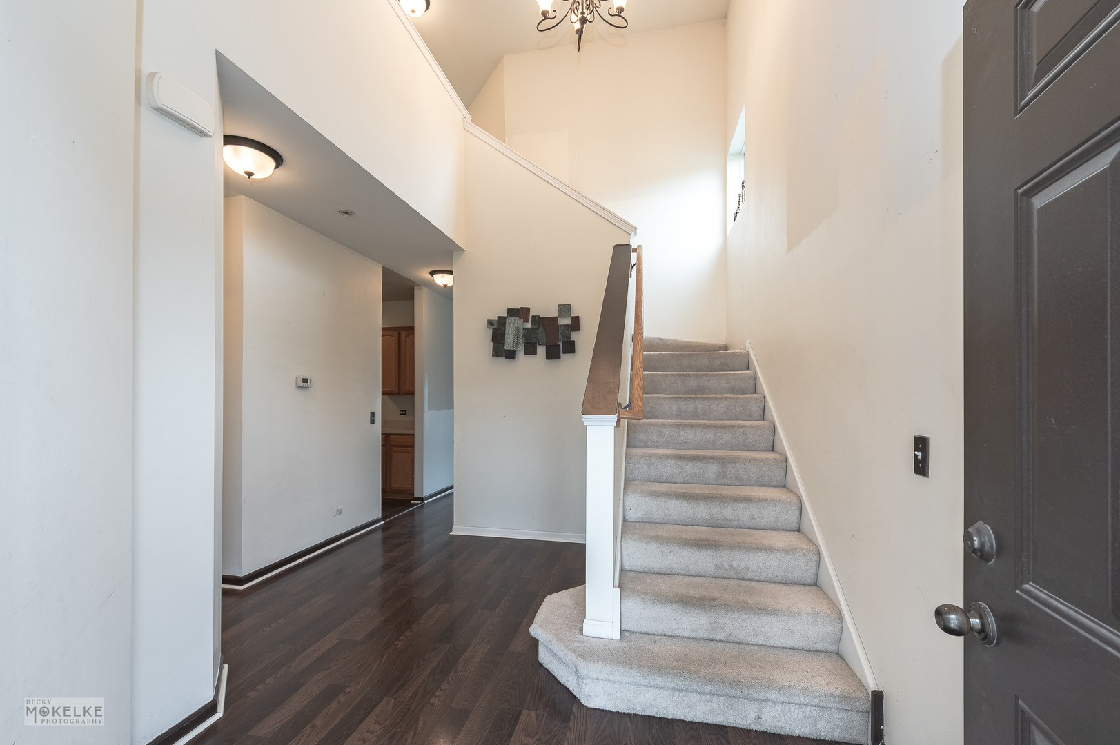 286 Wolverine Drive Oswego, IL 60543 - Photo 2 of 23 a view of entryway and hall with wooden floor