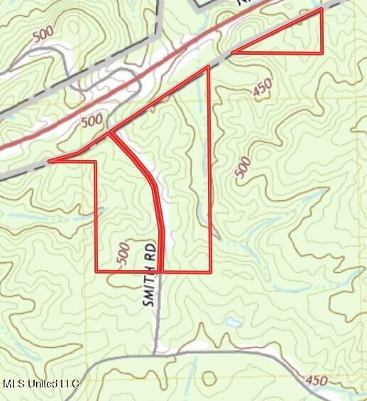 Natchez Trace/ Smith Road Ackerman, MS 39735 - Photo 4 of 30 Topo71