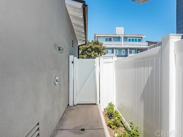a view of front door of house
