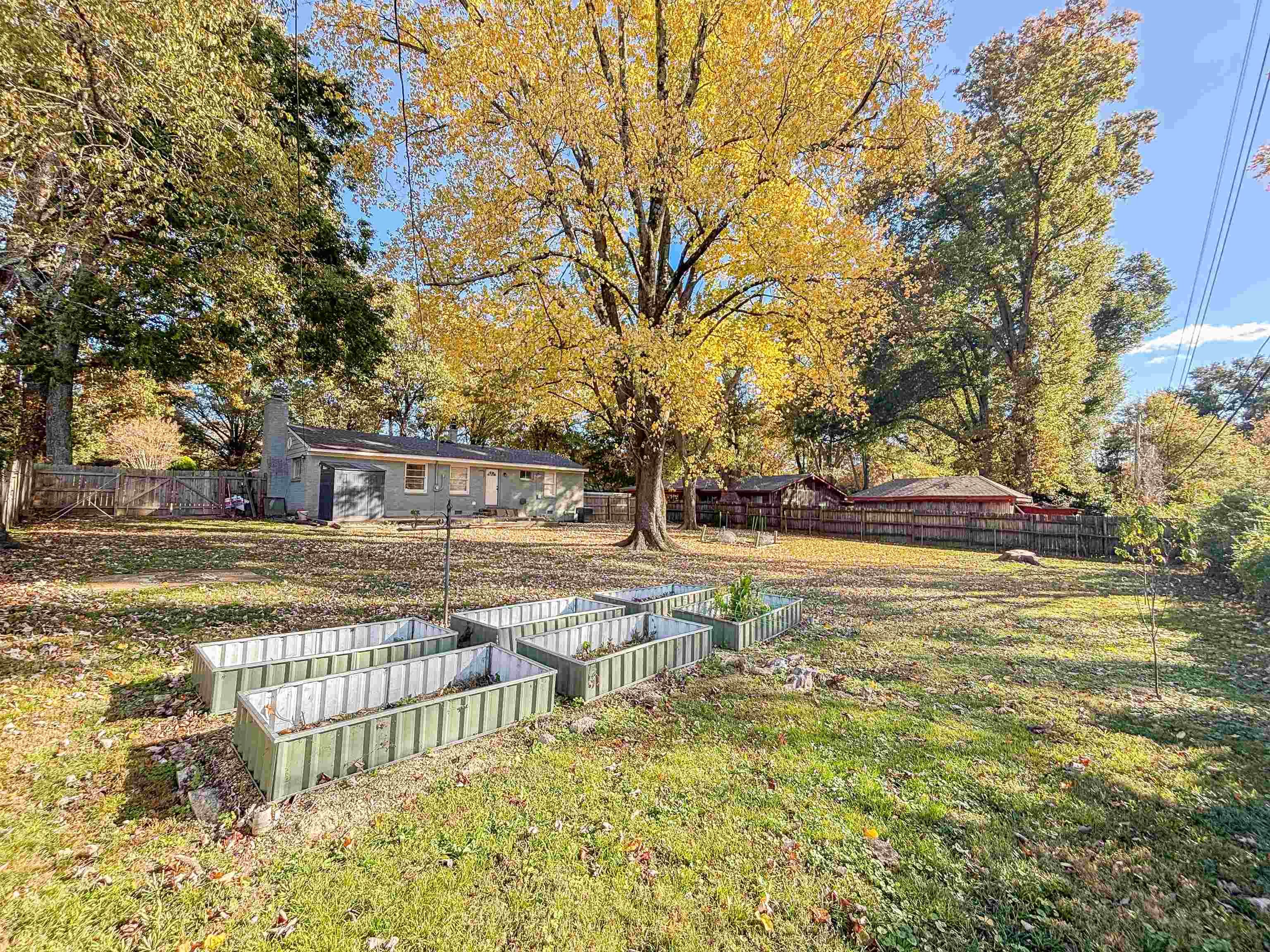 3057 Keats Road Bartlett, TN 38134 - Photo 21 of 23 Fenced backyard featuring view of scattered trees and a garden
