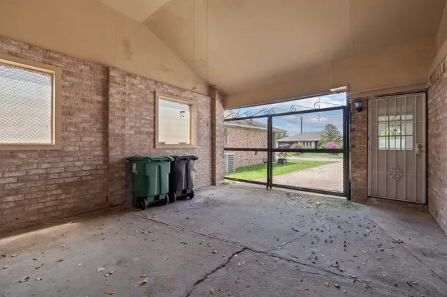 a view of a house with a garden
