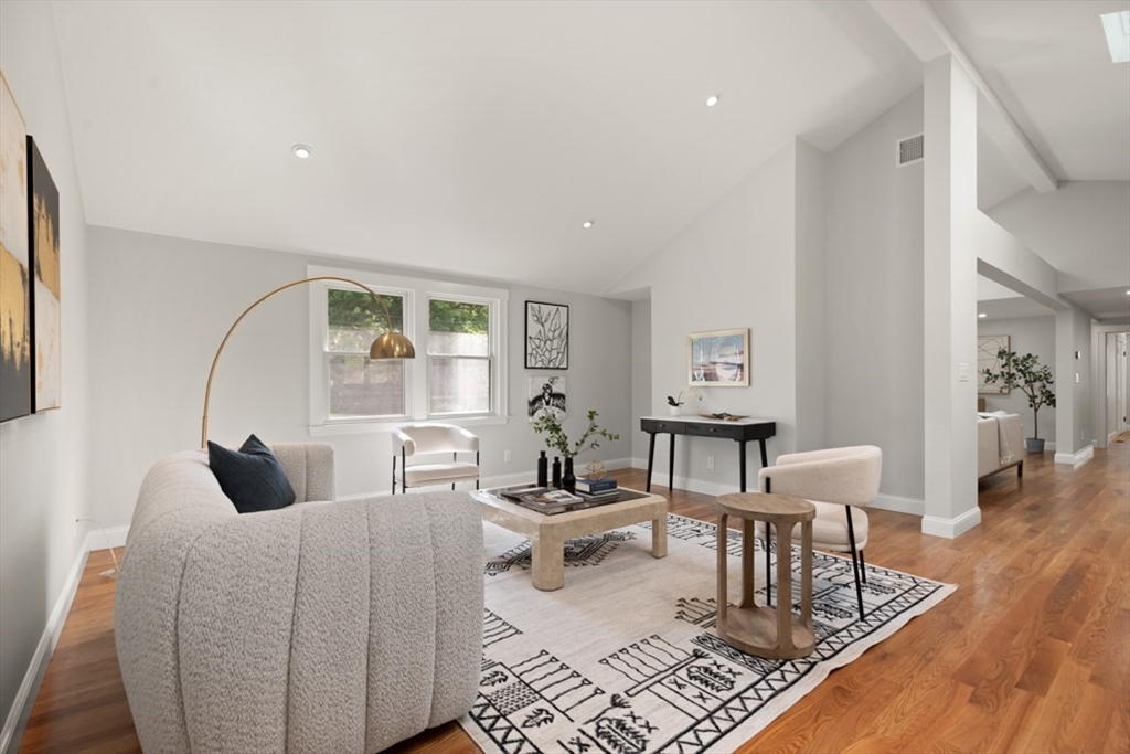 17 Saunders Road Lynnfield, MA 01940 - Photo 13 of 42 a living room with furniture and wooden floor