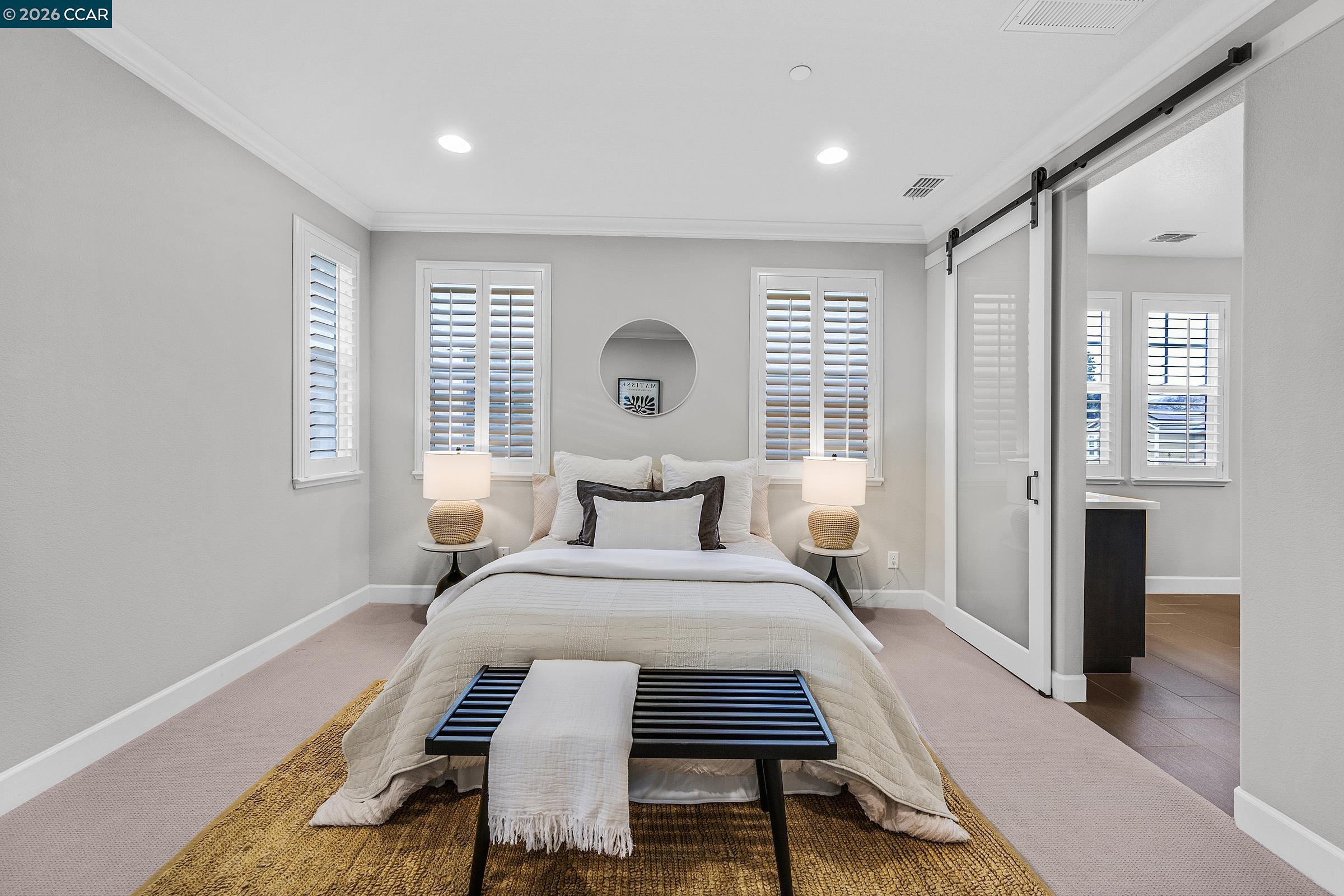 111 Elworthy Ranch Drive Danville, CA 94526 - Photo 26 of 43 a bedroom with bed and a window