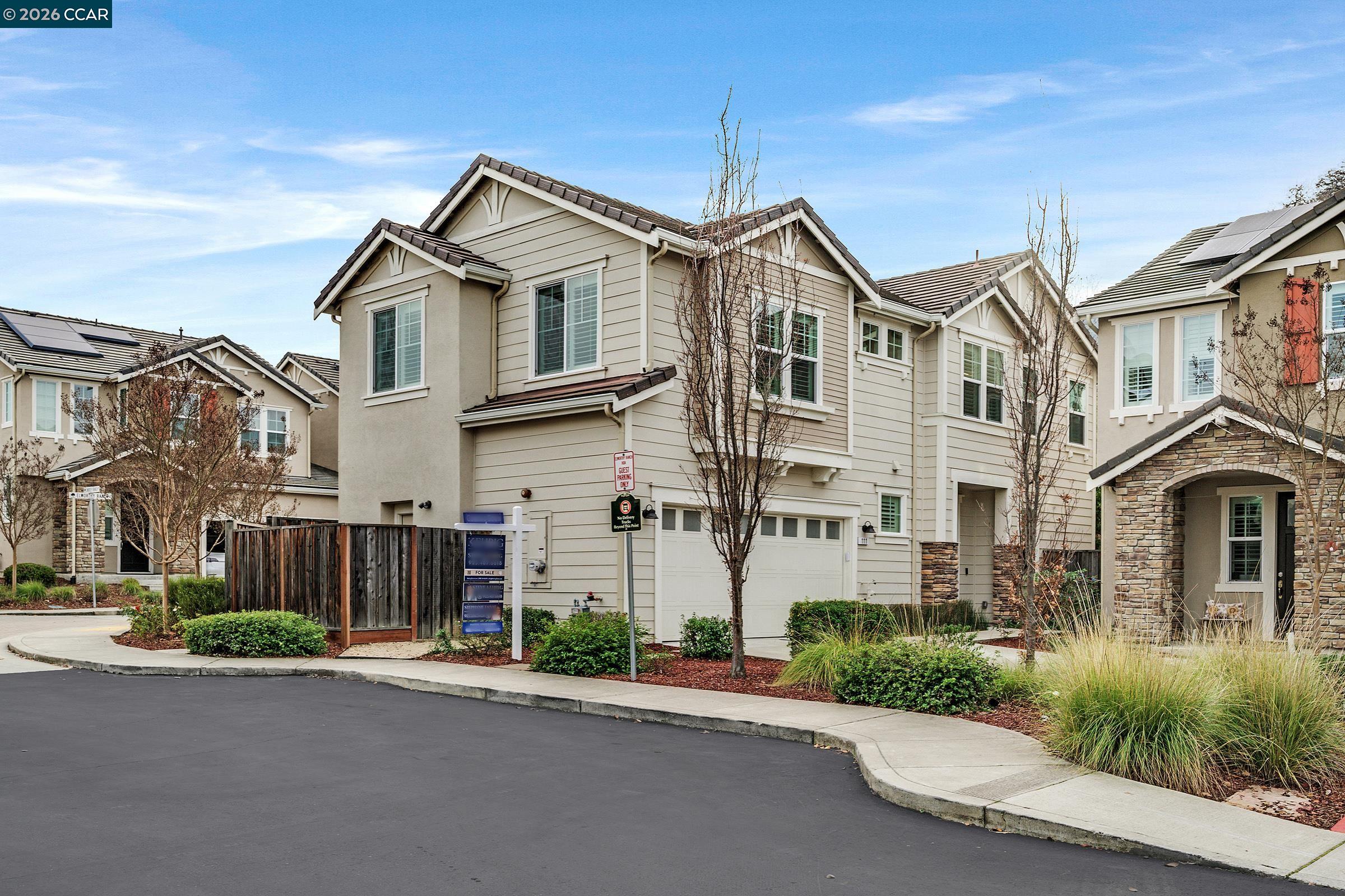 111 Elworthy Ranch Drive Danville, CA 94526 - Photo 3 of 43 a front view of a house with a yard