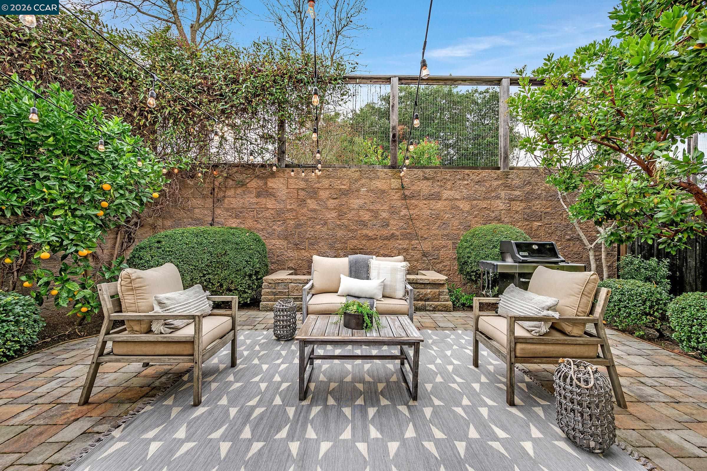 111 Elworthy Ranch Drive Danville, CA 94526 - Photo 34 of 43 a view of a chairs and table in backyard