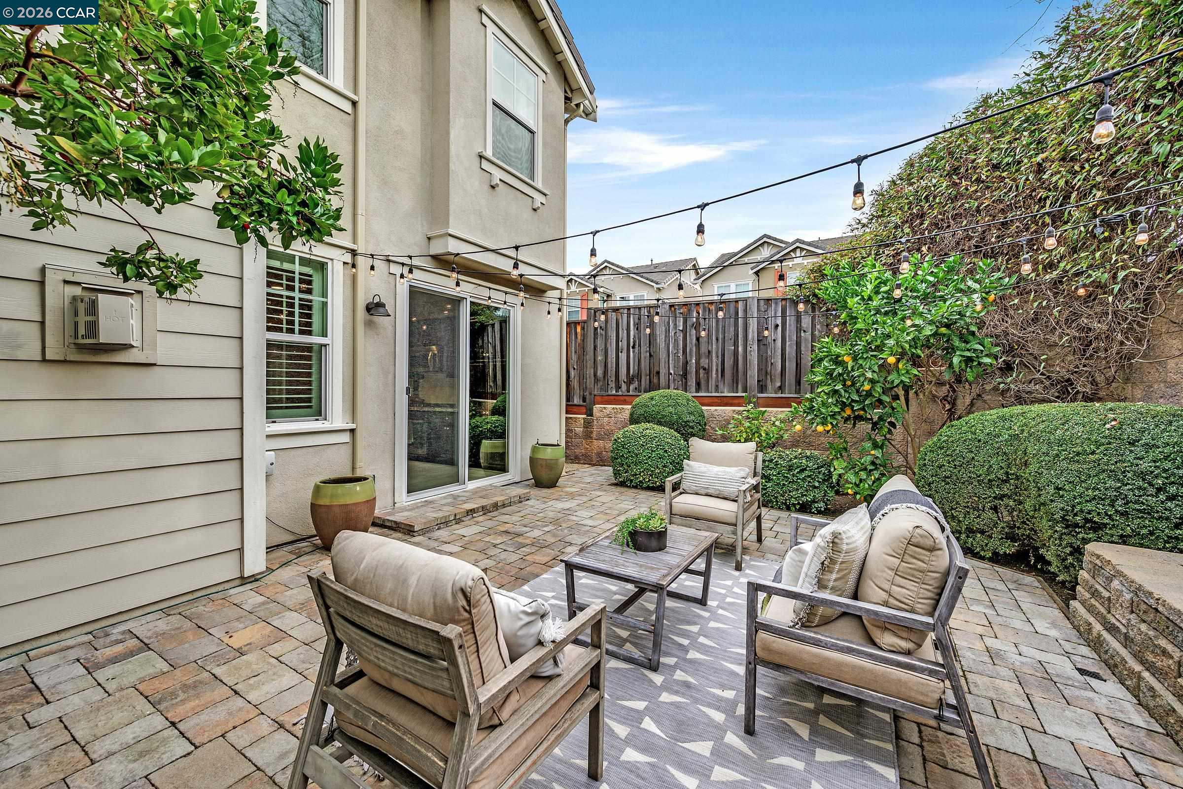 111 Elworthy Ranch Drive Danville, CA 94526 - Photo 36 of 43 a view of backyard with outdoor seating and plants