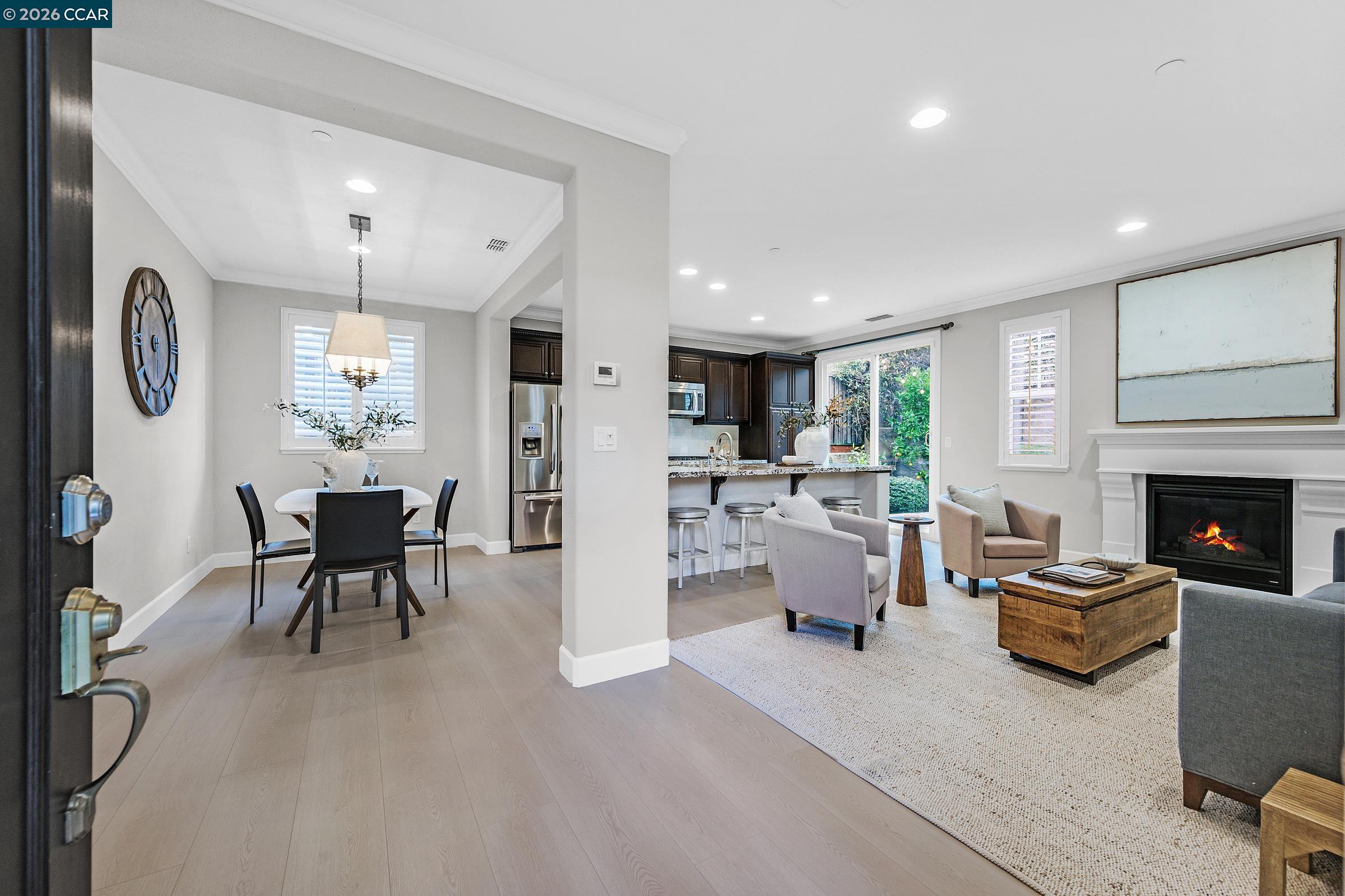 111 Elworthy Ranch Drive Danville, CA 94526 - Photo 5 of 43 a living room with furniture and a fireplace