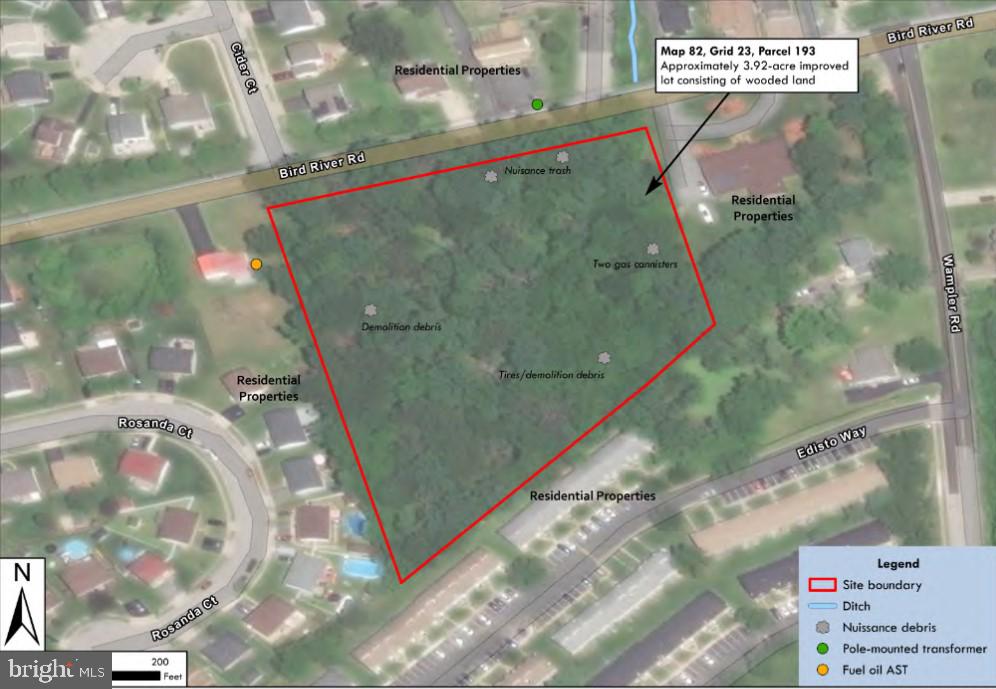 Bird River Road Middle River, MD 21220 - Photo 3 of 21 Ariel view of site. (2018)