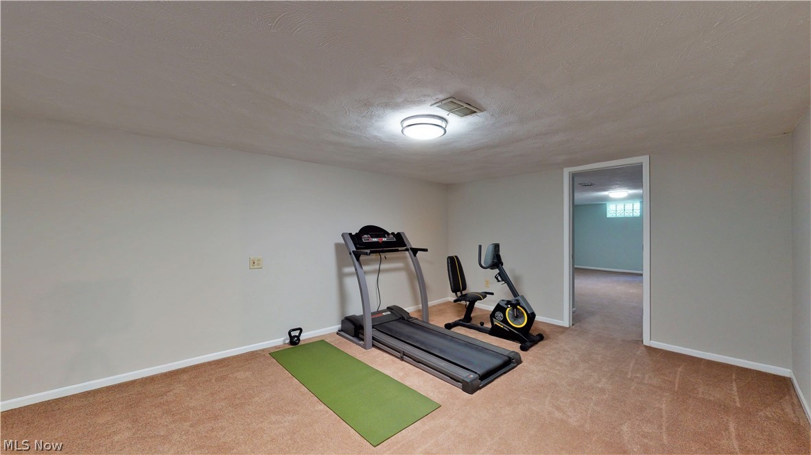 4449 Lander Road Chagrin Falls, OH 44022 - Photo 29 of 31 Partially finished Lower Level Recreation / Exercise Area