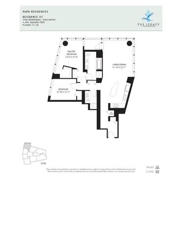 $624,900 | 60 East Monroe Street, Unit 2307, Chicago, IL 60603