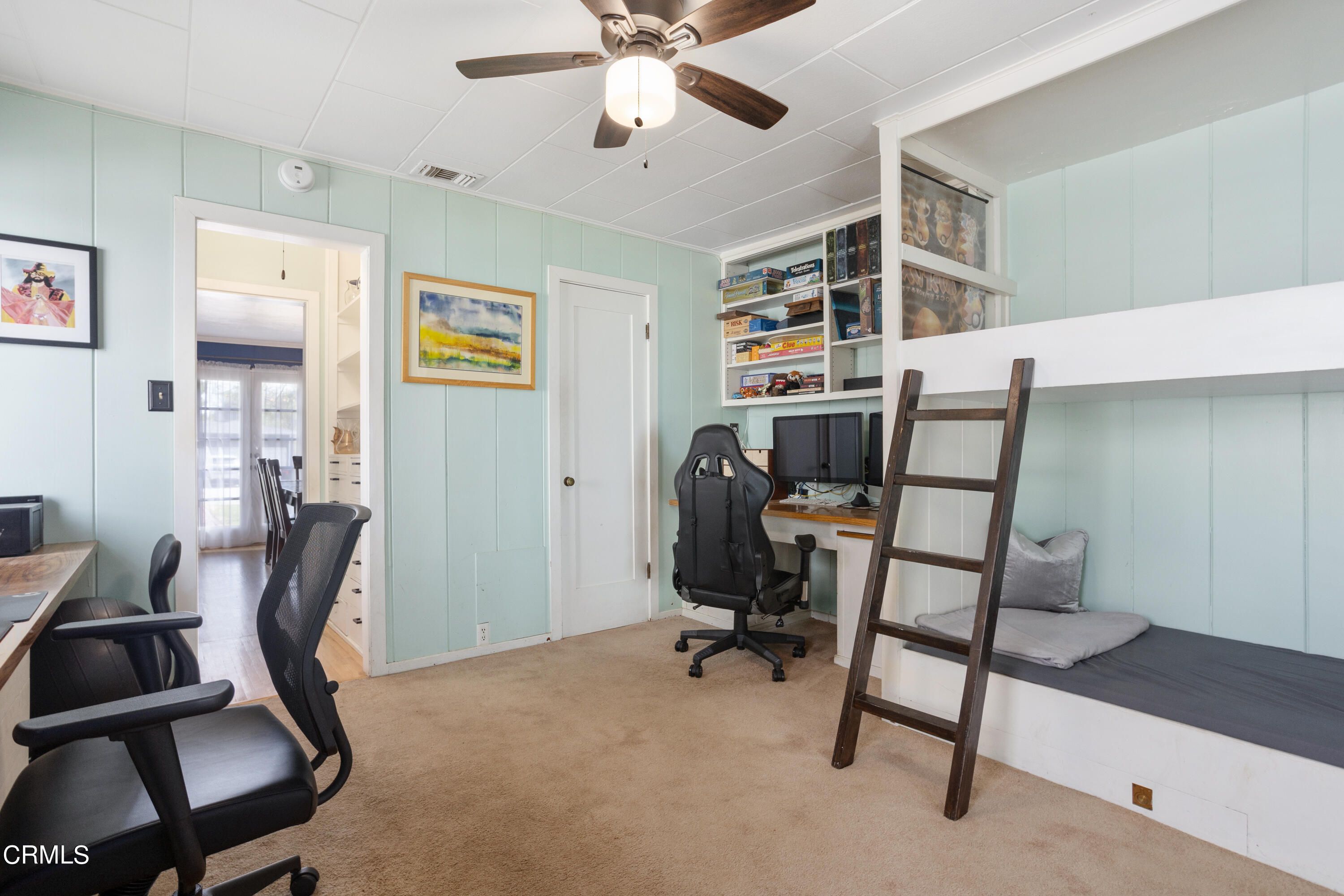 3067 Ewing Avenue Altadena, CA 91001 - Photo 17 of 37 a view of a workspace with furniture and a window
