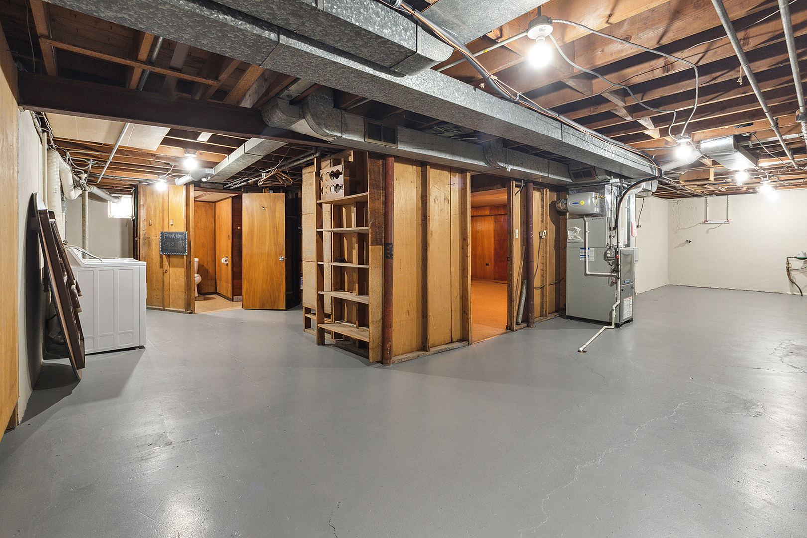 1352 Evergreen Road Homewood, IL 60430 - Photo 24 of 32 a view of an empty room with wooden walls
