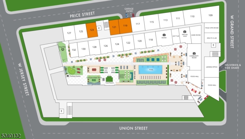 100 Union Street, Unit 429 Elizabeth, NJ 07202 - Photo 33 of 41 a white cabinet with door and a large window