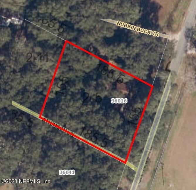 36016 Atkinson Lane Callahan, FL 32011 - Photo 49 of 49 Boundary Lines Estimate