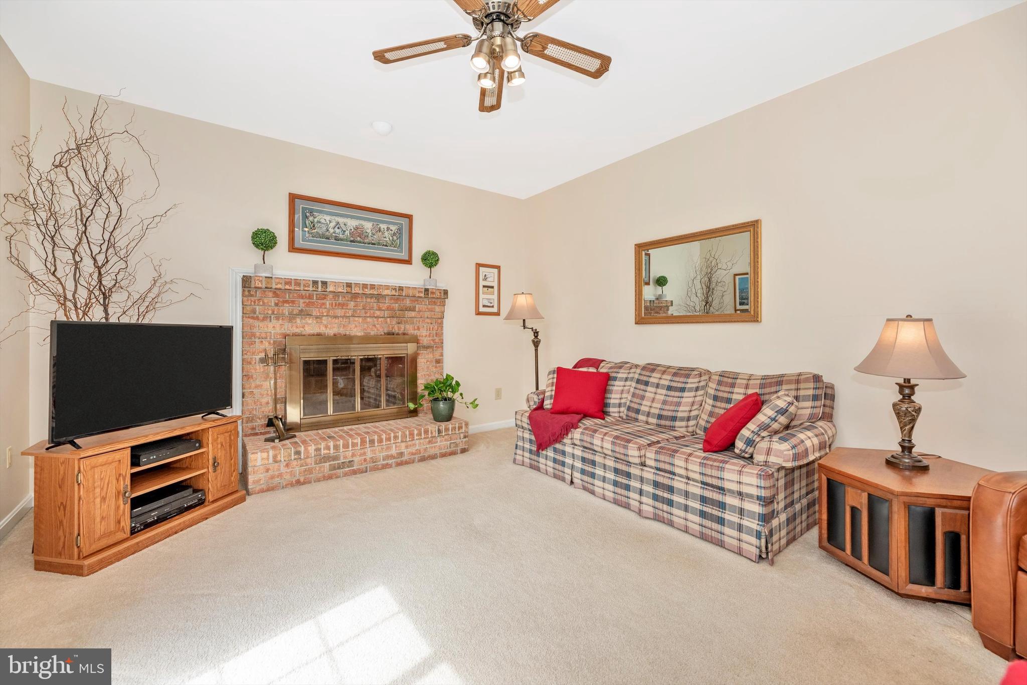 3205 Kemptown Church Road Monrovia, MD 21770 - Photo 14 of 41 Family Room with Wood Burning Fireplace