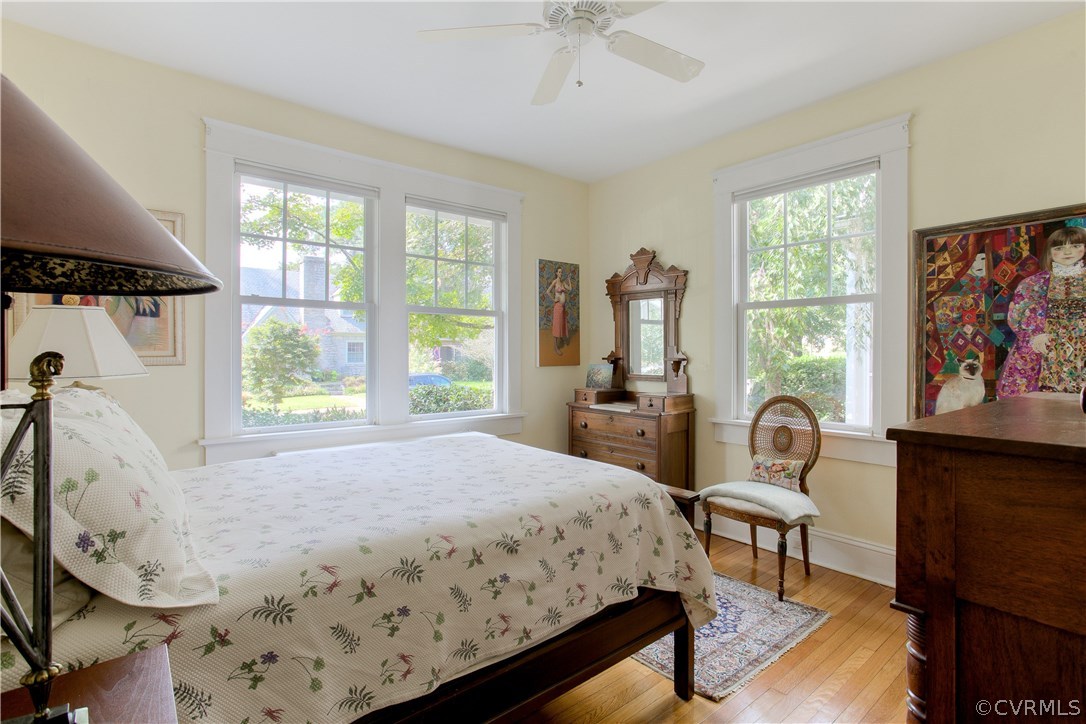 5015 Caledonia Road Richmond, VA 23225 - Photo 13 of 29 First floor bedroom with hardwood floors, closet a