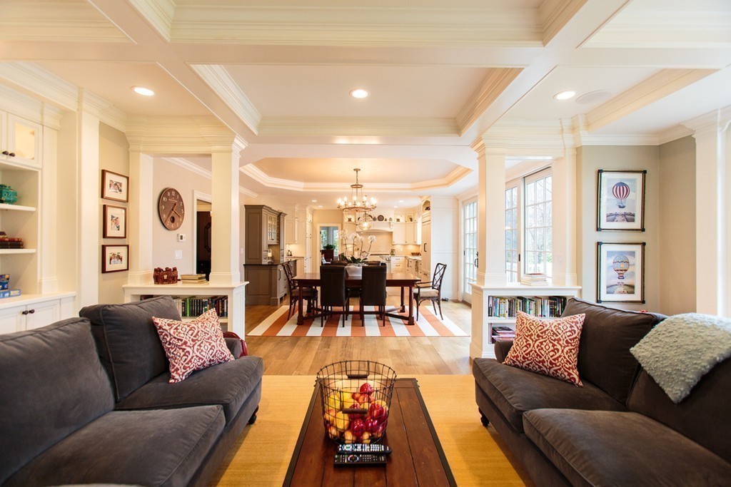 23 Wingate Road Wellesley, MA 02481 - Photo 8 of 23 a living room with furniture kitchen view and large windows