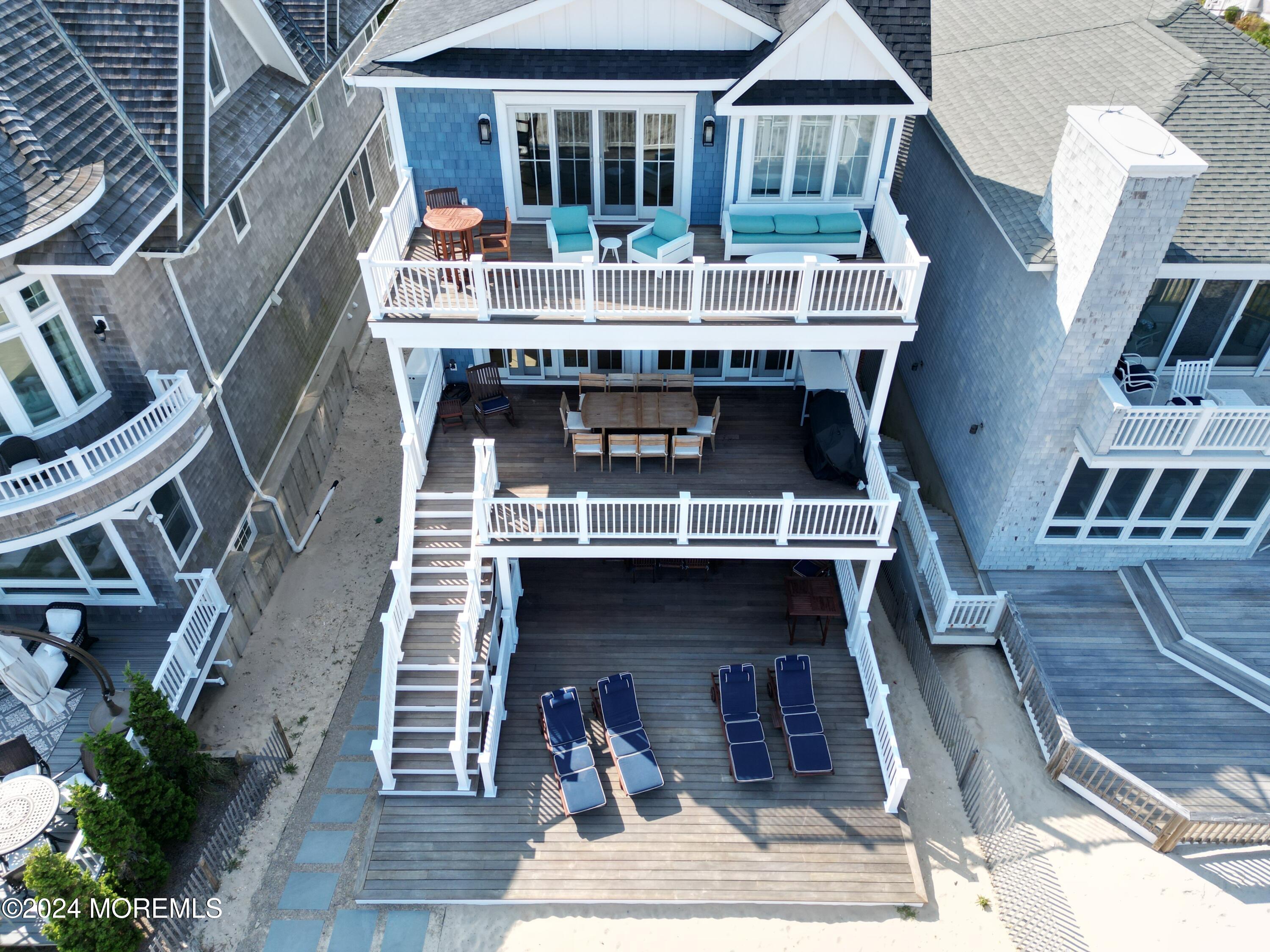 3632 Ocean Terrace, Unit SUMMER 2026 WKLY Lavallette, NJ 08735 - Photo 5 of 67 Aerial View Decks2