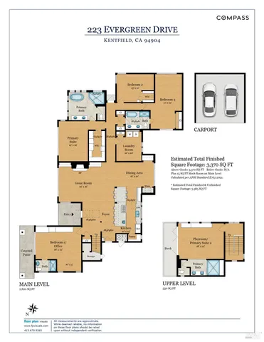 $4,150,000 | 223 Evergreen Drive, Kentfield, CA 94904