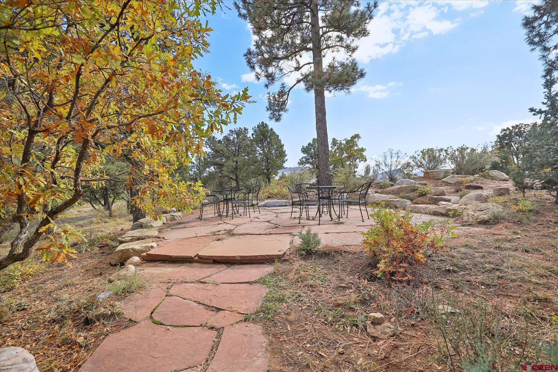 152 Peak Trail Drive Durango, CO 81303 - Photo 40 of 44 a view of a backyard of the house
