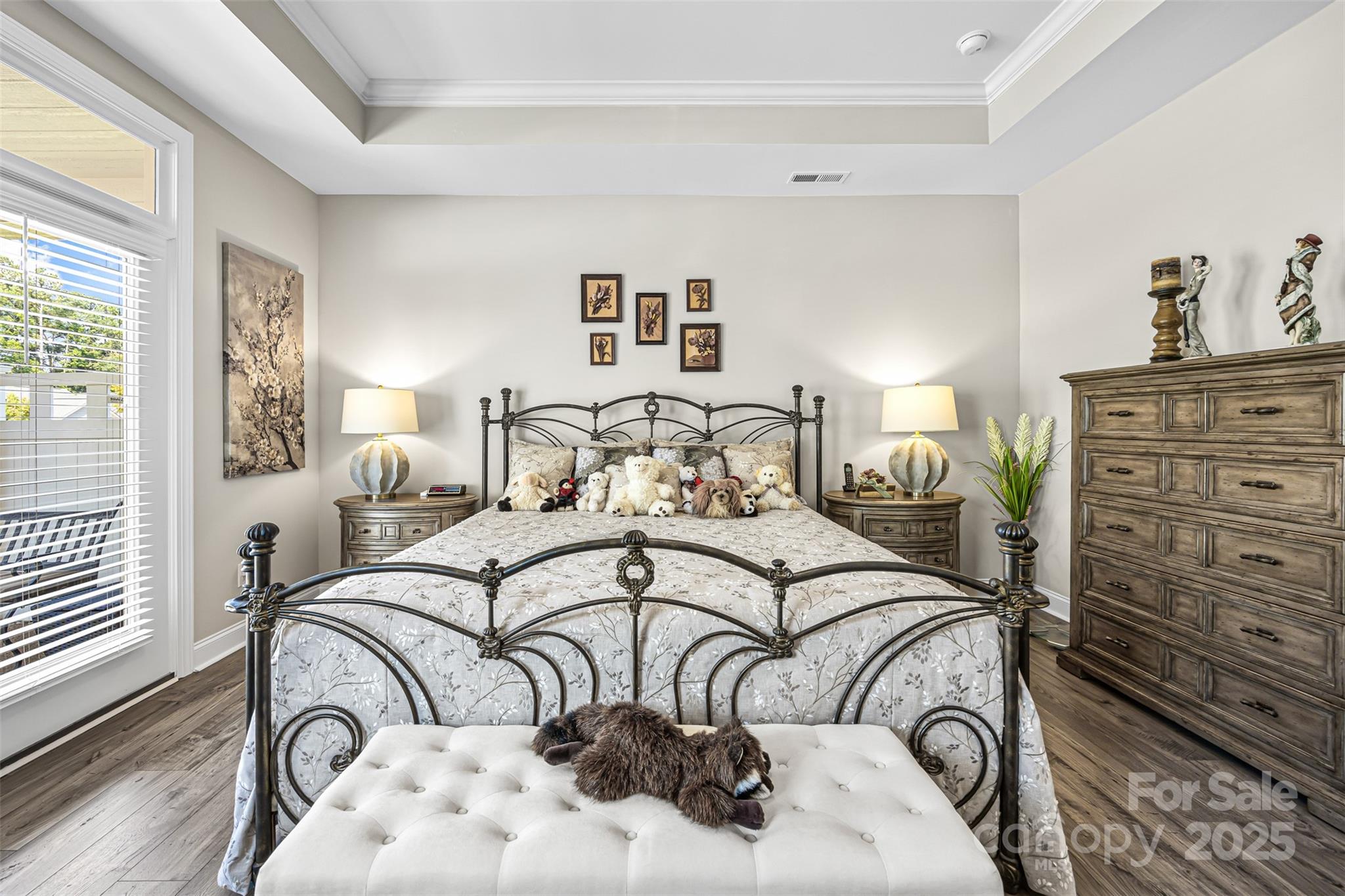 16020 Clear Creek Farm Road Matthews, NC 28105 - Photo 23 of 42 a bedroom with a bed and a dresser