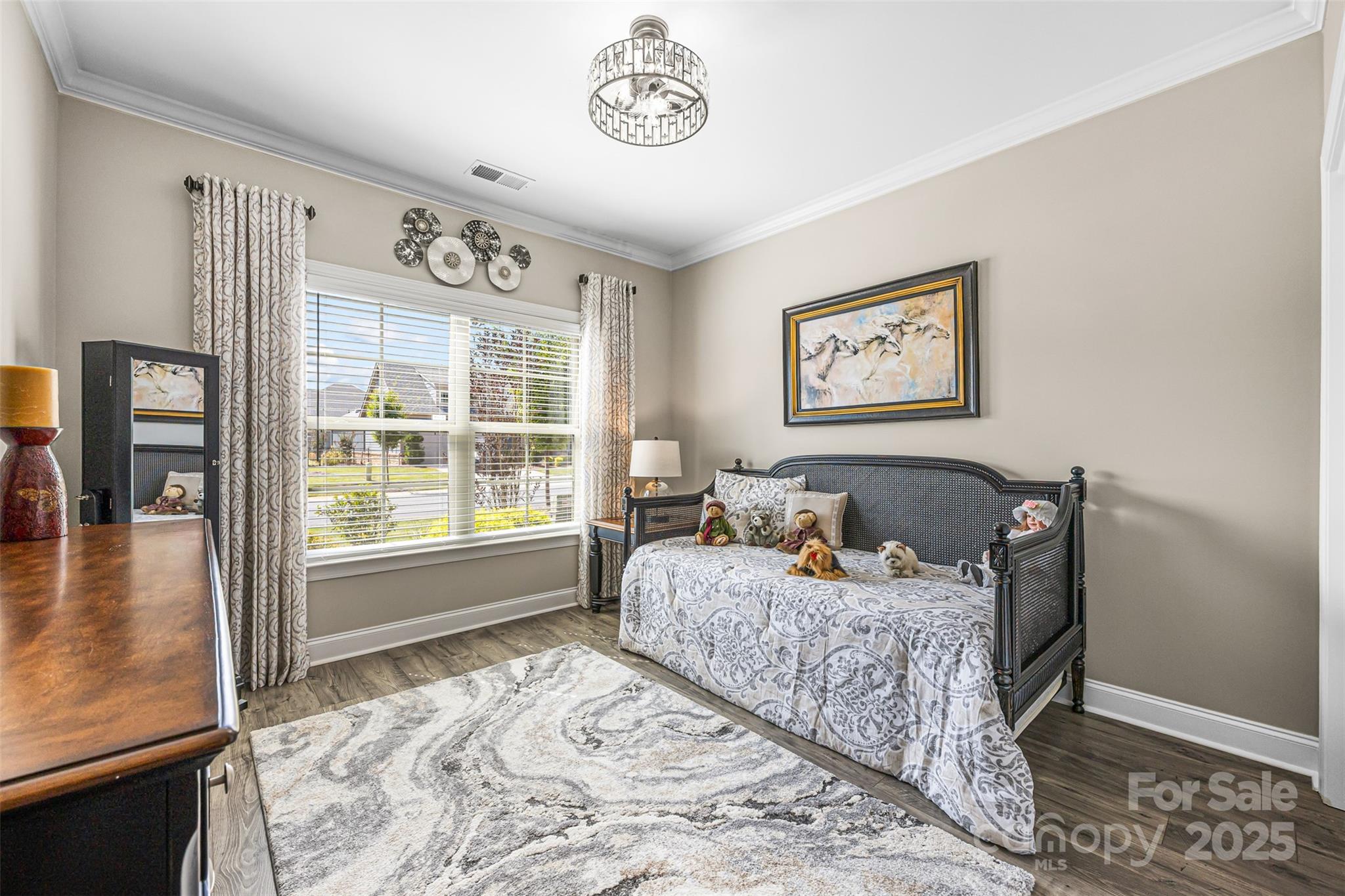 16020 Clear Creek Farm Road Matthews, NC 28105 - Photo 30 of 42 a bed room with a bed and a window