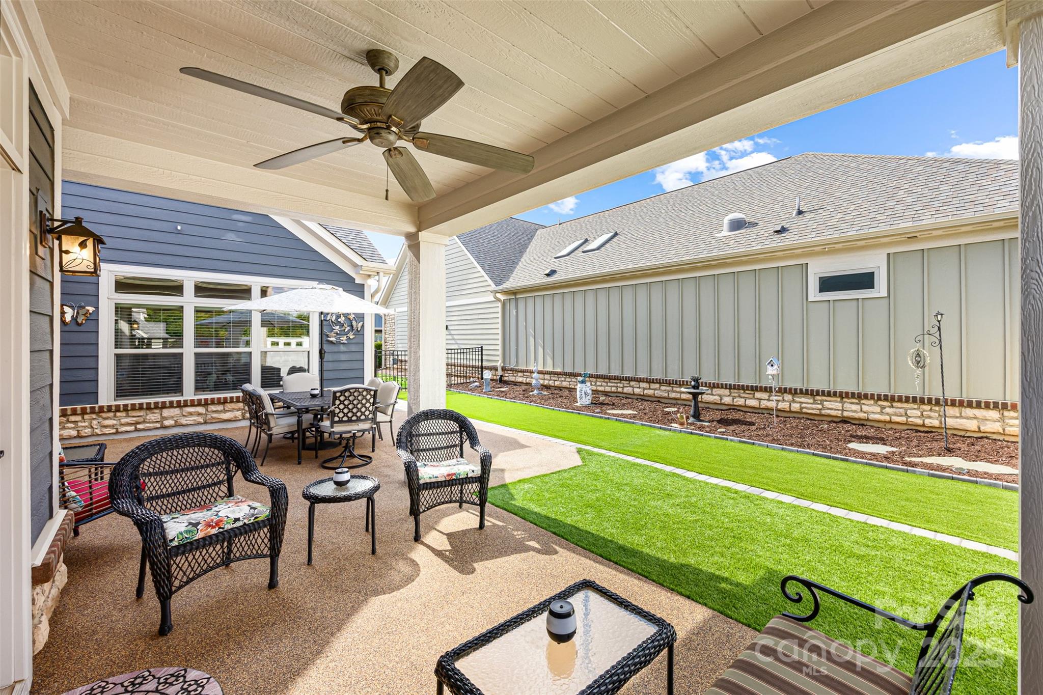 16020 Clear Creek Farm Road Matthews, NC 28105 - Photo 36 of 42 a swimming pool with outdoor seating and yard