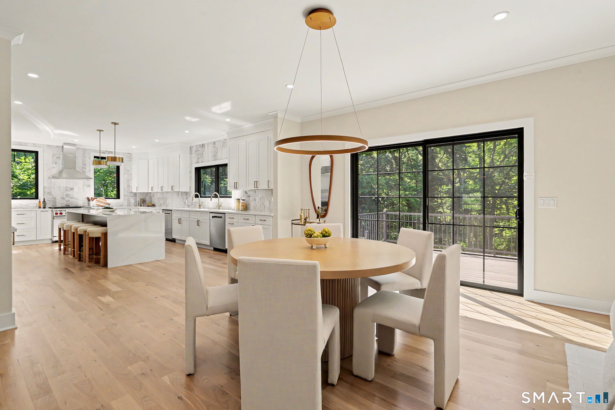 31 Gray Farms Road Stamford, CT 06905 - Photo 12 of 40 a view of a dining room with furniture window and outside view