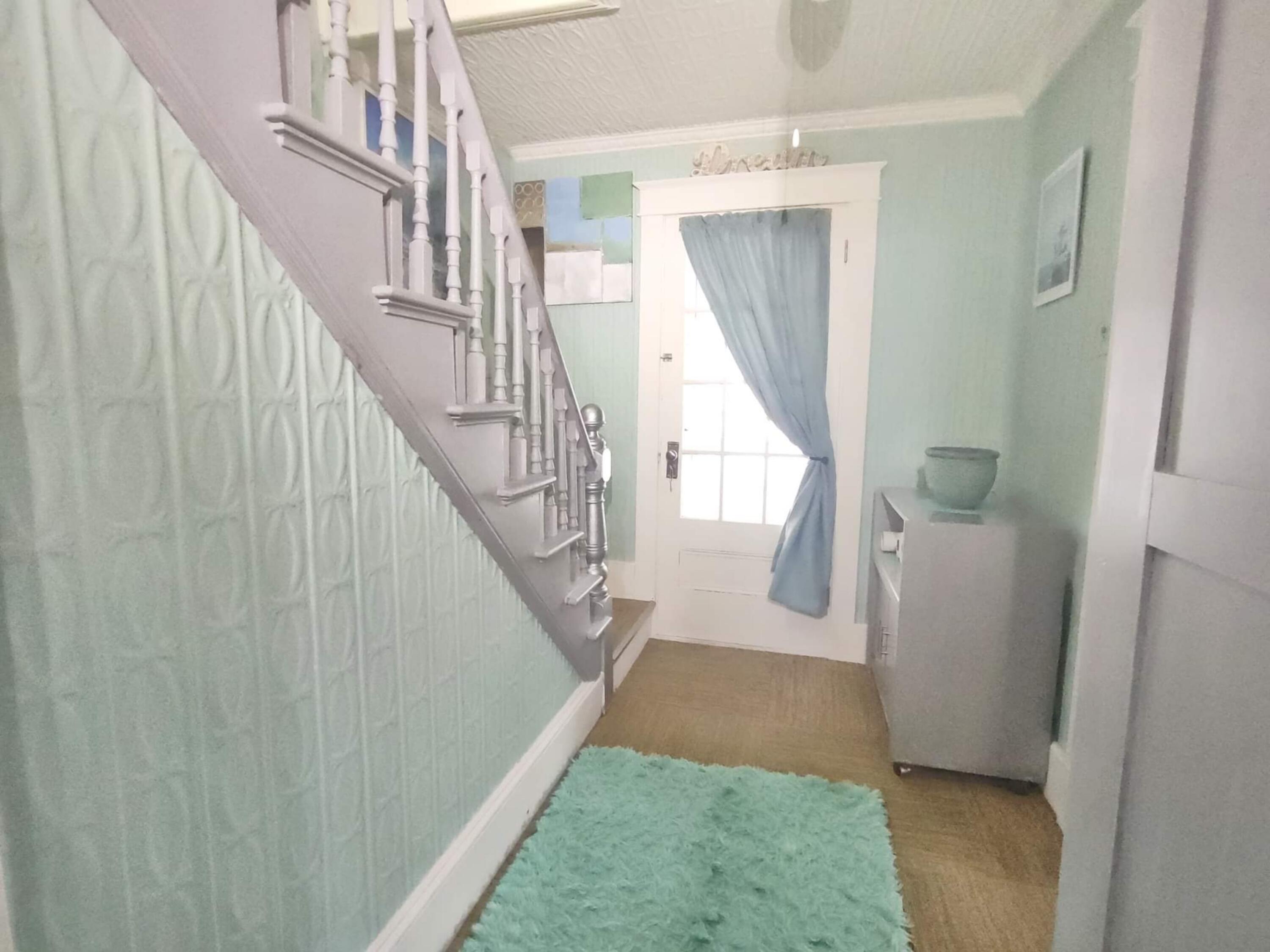19 Lagrange Road Howland, ME 04448 - Photo 12 of 31 foyer with Tin walls
