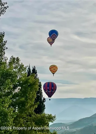 a backyard of a building
