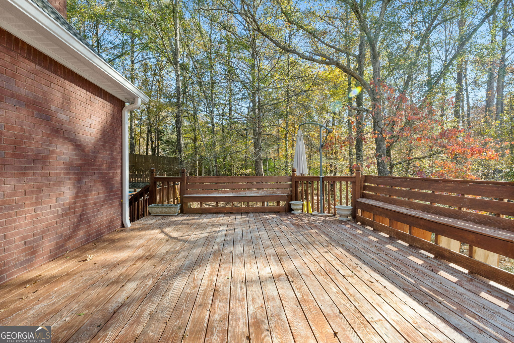 400 Moseley Road Stockbridge, GA 30281 - Photo 50 of 70 a view of backyard with wooden floor and outdoor seating
