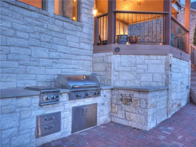 a view of a lake with a mountain