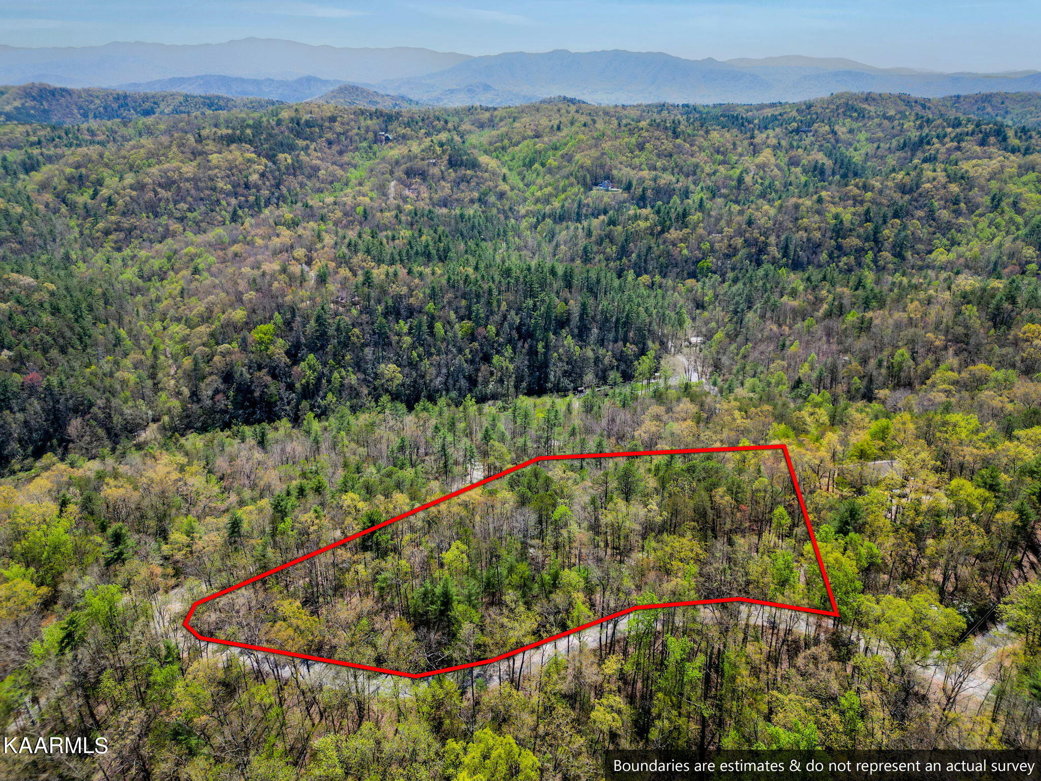 Lot 33 Oakwood Road Walland, TN 37886 - Photo 1 of 34 58-web-or-mls-DJI_0183-HDR-5-red boundar