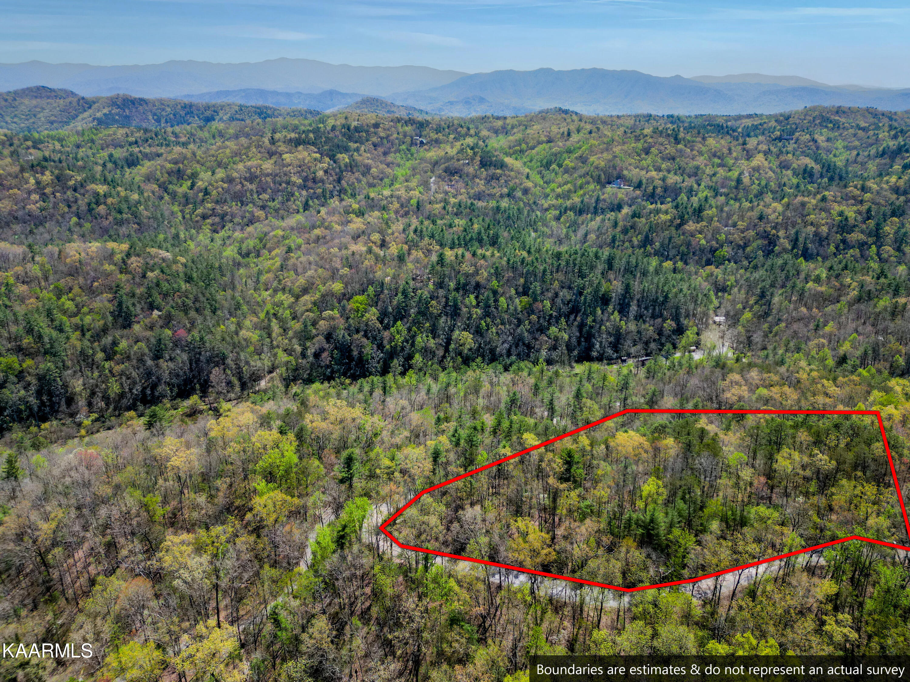 Lot 33 Oakwood Road Walland, TN 37886 - Photo 2 of 34 DJI_0249-HDR-14-red boundary