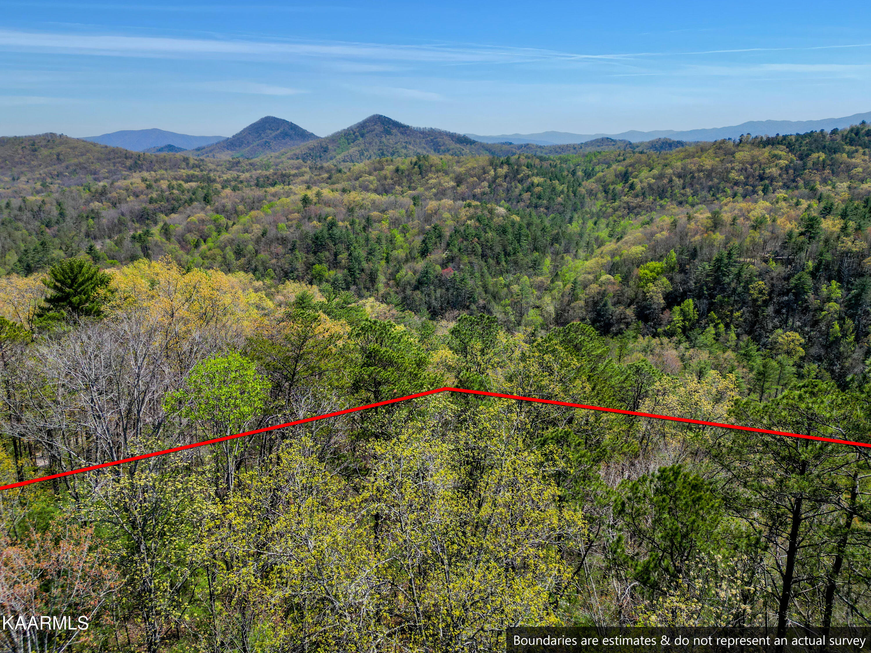Lot 33 Oakwood Road Walland, TN 37886 - Photo 4 of 34 DJI_0258-HDR-16-red boundary