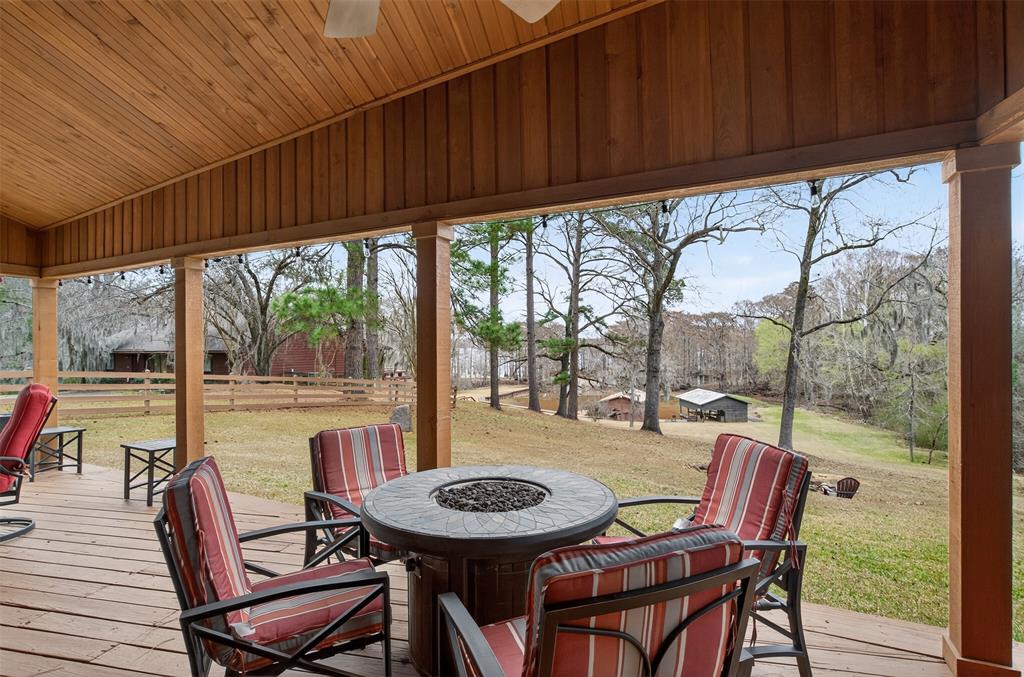 504 Moore Road Elm Grove, LA 71051 - Photo 30 of 37 a view of a dining room with furniture window and outside view