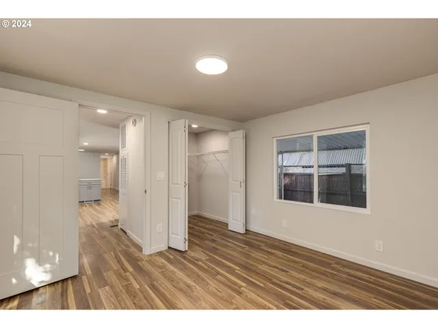 a view interior of a house wooden floor and windows