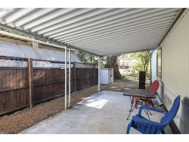 a room with furniture