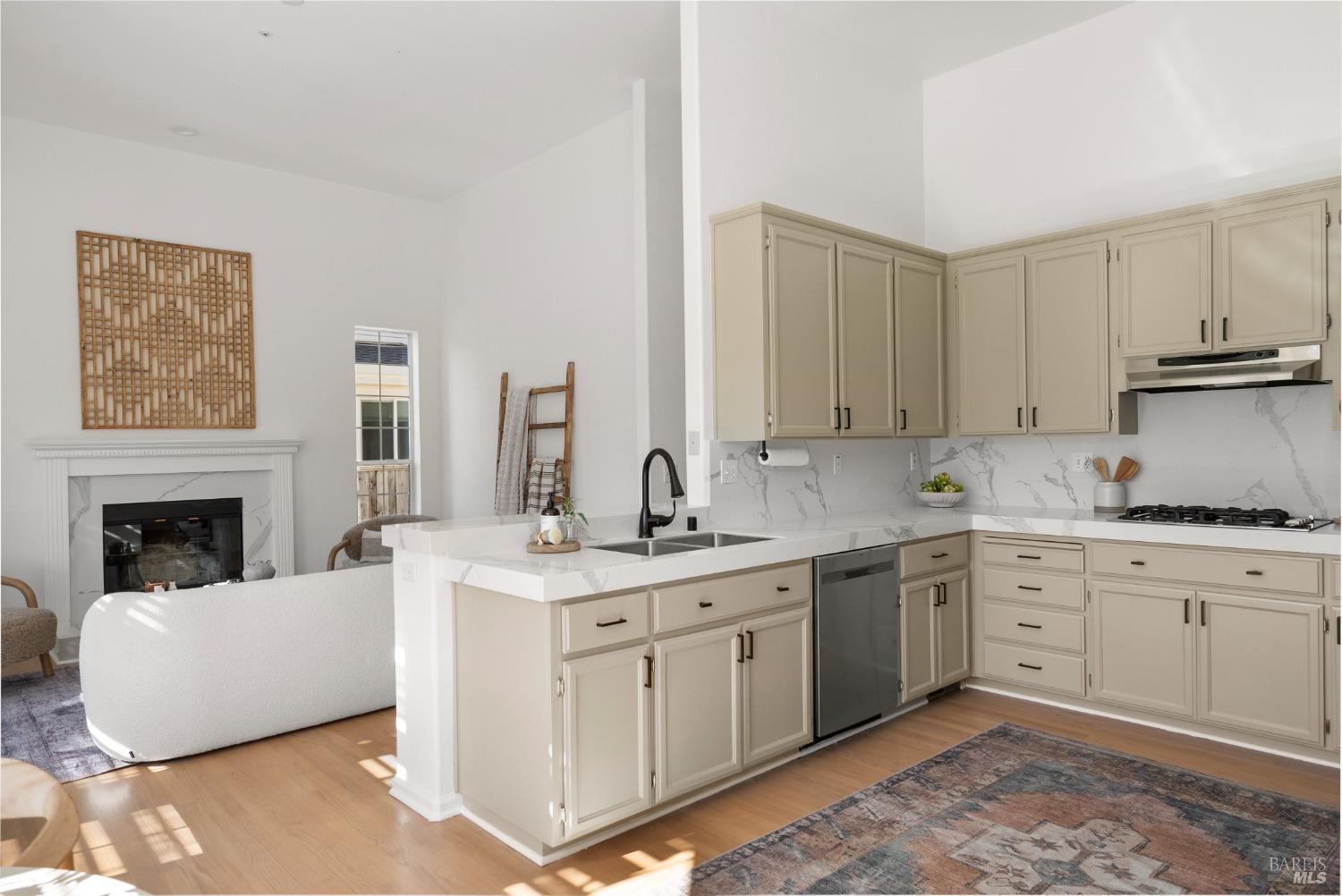 8 Pacific Drive Novato, CA 94949 - Photo 12 of 37 a view of a kitchen with sink washer and dryer