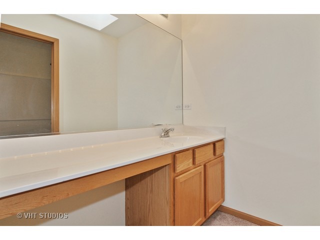 840 County Line Road Aurora, IL 60502 - Photo 8 of 10 a bathroom with a sink and a mirror