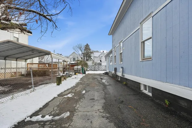 a view of a street with of a house