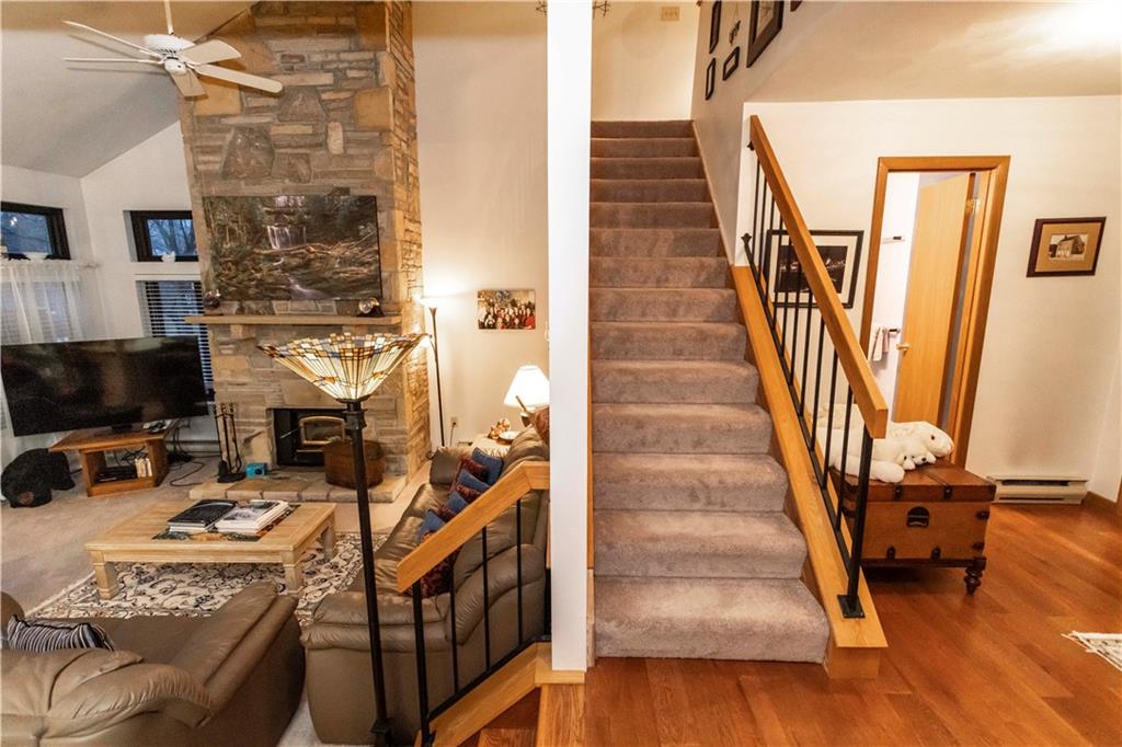 1918 South Ridge Court Hidden Valley, PA 15502 - Photo 7 of 41 a view of a livingroom with furniture and a fireplace