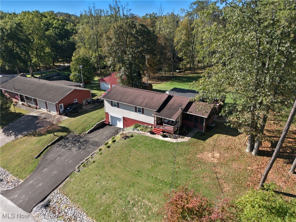 1788 Ashby Ridge Road Parkersburg, WV 26104 - Photo 36 of 46 Aerial view of property and surrounding area