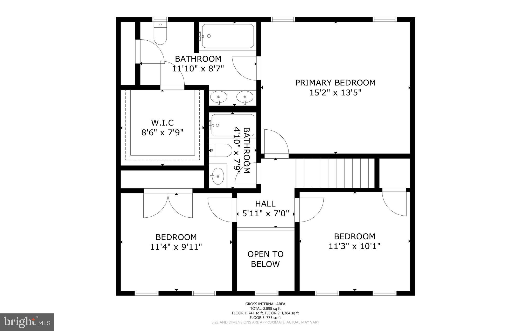 5825 Morris Road Spotsylvania, VA 22551 - Photo 119 of 120 Upper level floor plan