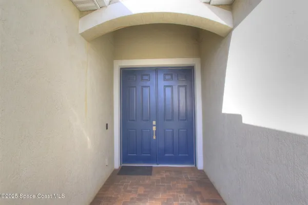 a view of front door