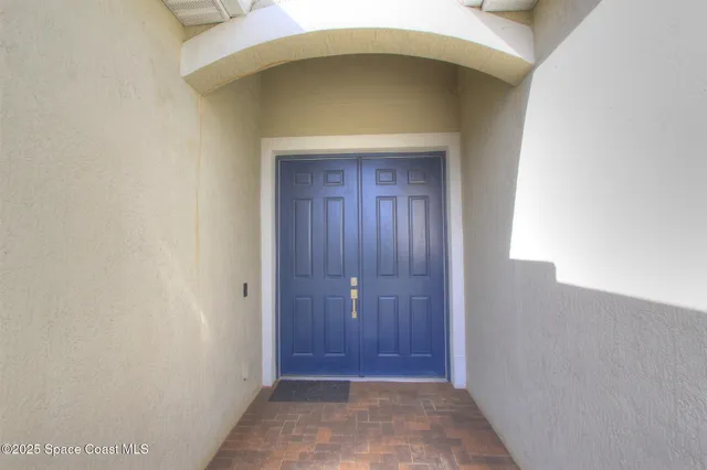 a view of front door