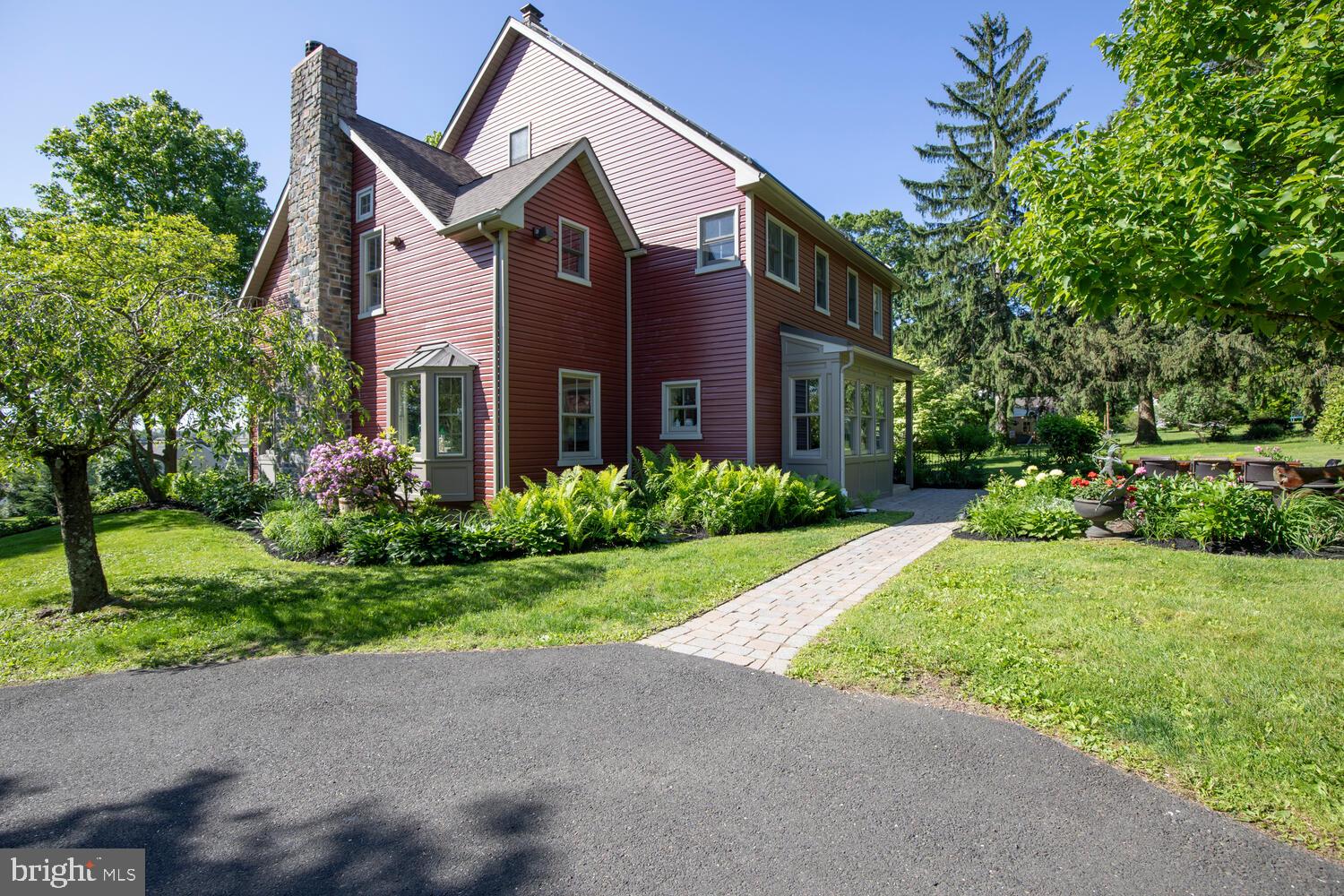 4367 Curly Hill Road Doylestown, PA 18902 - Photo 54 of 72 a front view of house with yard and green space