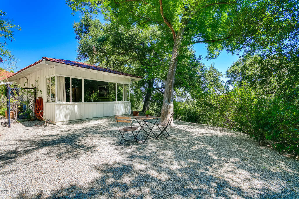 1336 Inverness Drive Pasadena, CA 91103 - Photo 35 of 42 a view of a house with backyard and sitting area