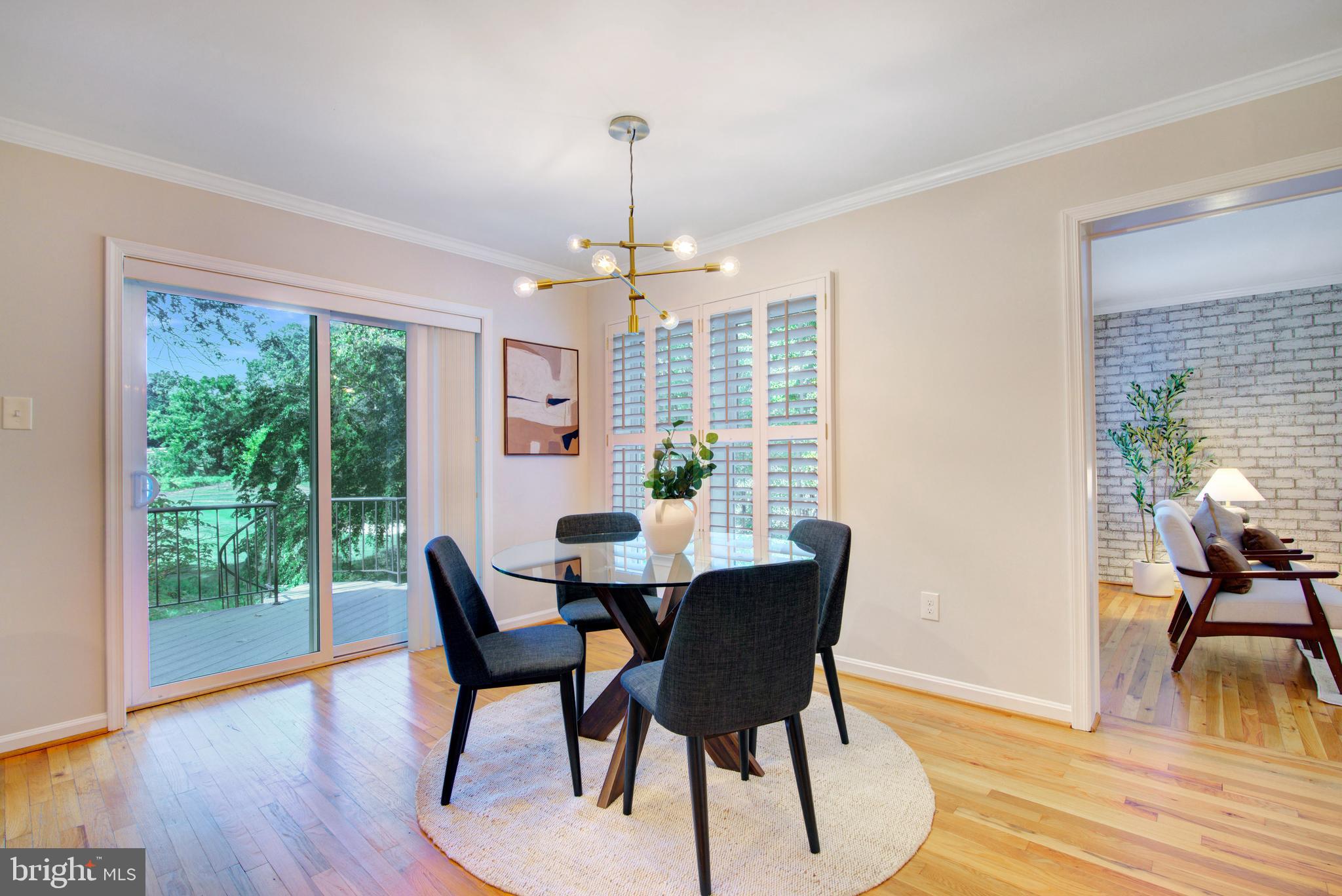 2128 Golf Course Drive Reston, VA 20191 - Photo 21 of 105 New sliders lead to upper deck