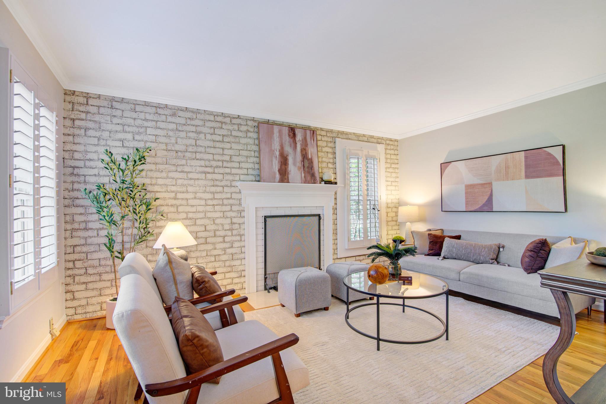 2128 Golf Course Drive Reston, VA 20191 - Photo 30 of 105 Charming painted brick wall feature